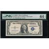 Image 1 : 1935D $1 Silver Certificate STAR Note PMG 64EPQ