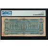 Image 2 : 1864 $100 Confederate States of America Note PMG 30