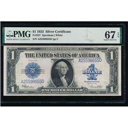 1923 $1 Silver Certificate PMG 67EPQ
