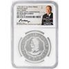 Image 1 : 1792-2017 Half Disme 1 oz. Silver Medal NGC PF70 W/Edmund C. Moy Signature