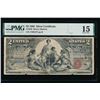 Image 1 : 1896 $2 Educational Silver Certificate PMG 15