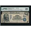 Image 1 : 1902 $20 Kingman National Bank Note PMG 20