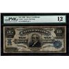 Image 1 : 1908 $10 Tombstone Silver Certificate PMG 12