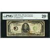 Image 1 : 1934A $1000 San Francisco Federal Reserve Note PMG 20NET