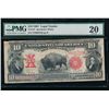 Image 1 : 1901 $10 Bison Legal Tender Note PMG 20
