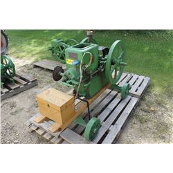 FULLER JOHNSON 3 HP STATIONARY ENGINE ON CART (RUNNING)