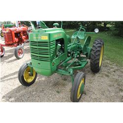 JOHN DEERE LA TRACTOR C/W SICKLE MOWER