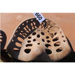 "EUREKA NO. 128" CAST SEAT