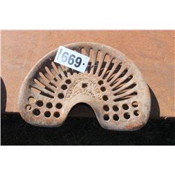 "WESTERN L. ROLLER CO - HASTINGS, NEB" CAST SEAT