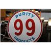 Image 2 : PURITY 99 PRODUCTS PORCELAIN DOUBLE SIDED SIGN & FRAME