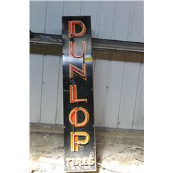 ORIGINAL DUNLOP PORCELAIN NEON SIGN (WORKING)