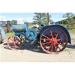 APPROX. 1922 TITAN 10-20 ON STEEL TRACTOR