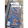 Image 1 : ALBERTA LICENSE PLATE (BLUE/ORANGE)