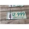 Image 1 : SASKATCHEWAN LICENSE PLATE (152-999)