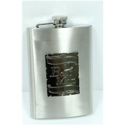 ST. STEEL "BEST MAN" 8OZ FLASK
