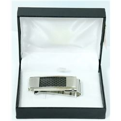 2PK ST. STEEL CARBON FIBER INLAYED MONEY CLIPS