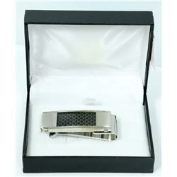 2PK ST. STEEL CARBON FIBER INLAYED MONEY CLIPS