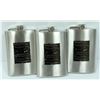 Image 1 : 3PK ST. STEEL "GROOMSMAN" 8 OZ FLASKS
