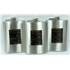 Image 1 : 3PK ST. STEEL "GROOMSMAN" 8 OZ FLASKS