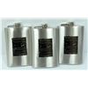Image 1 : 3PK ST. STEEL "GROOMSMAN" 8 OZ FLASKS