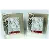 Image 1 : 2PK OF ENGRAVABLE "EVERLASTING" 4X6 PICTURE FRAMES