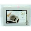 Image 1 : BRUSHED SILVER PHOTO MEMORY BOX W/ 4X6 PHOTO