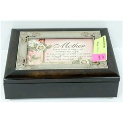WOOD TONE "MOTHER" MUSIC BOX