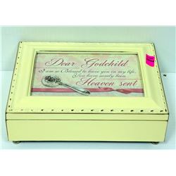 "DEAR GODCHILD" MUSIC BOX