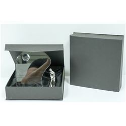 2PK OF GLASS ENGRAVABLE GOLF AWARDS