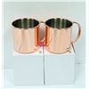Image 1 : 2PK ST. STEEL COPPER PLATED MUGS