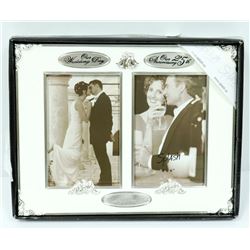 DOUBLE 4X6 TWIN PHOTO WEDDING/ HAPPY 25TH