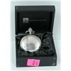 Image 1 : SILVER TEXTURED BORDER POCKET WATCH
