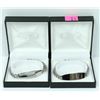 Image 1 : 2PK CLASSIC SILVER ID BRACELETS