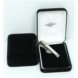 2PK BRUSHED SILVER TIE BARS