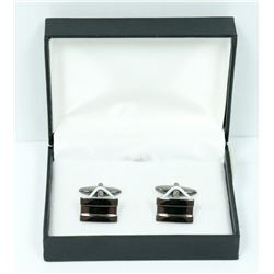 GUN METAL CUFF LINK SET