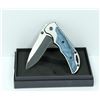 Image 1 : BLUE CAMO HANDLE POCKET KNIFE
