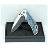 Image 1 : BLUE CAMO HANDLE POCKET KNIFE