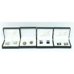 4PK OF ASSORTED FORMAL CUFF LINK SETS