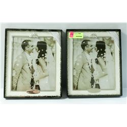 2PK OF SILVER & PEARL 8 X 10 ENGRAVABLE FORMAL