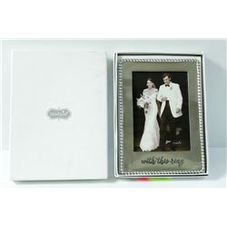 2PK  SILVER FINISH "WITH THIS RING" 5 X 7 PHOTO