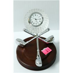 QUARTZ GOLF THEMED DESK CLOCK