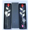 Image 1 : 3PK  SILVER PLATED RED ROSES