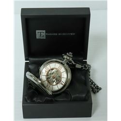 GUN METAL MECHANICAL MOVEMENT ROSE GOLD FACE