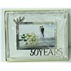 Image 1 : 6 X 4 "50 YEARS" WHITE PHOTO FRAME