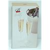 Image 1 : SET OF 2 BRILLIANT BUBBLY HEART SHAPED CHAMPAGNE