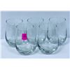 Image 1 : SET OF 5 STEM LESS 5.25 WINE GLASSES