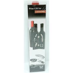 5PC LARGE WINE ACCESSORY SET "CHATEAU MERLOT"