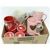 Image 1 : SMALL BOX OF ASSORTED COFFEE MUGS; HOT MAMA/ BEST
