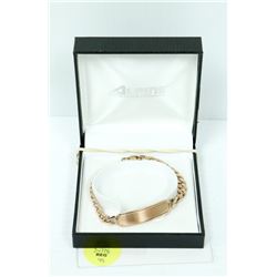 LADIES ROSE GOLD ID BRACELET