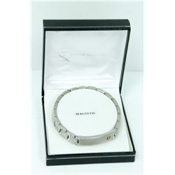 MATTE SILVER MEDICAL ID BRACELET